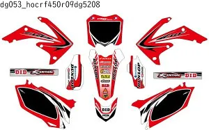 ホンダ HONDA CRF450R 適合 オリジナル ステッカー デカール 2009 2010 2011 2012 バイク用 オフロードバイク 【Dグループ】