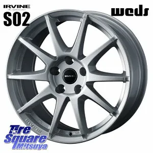 WEDS IRVINE S02 アーヴィンS02 輸入車専用ホイール 17インチ 17 X 7.0J(VW PASSAT 3CC) +43 5穴 112 ホイールのみ 4本価格 フォルクスワーゲン パサート