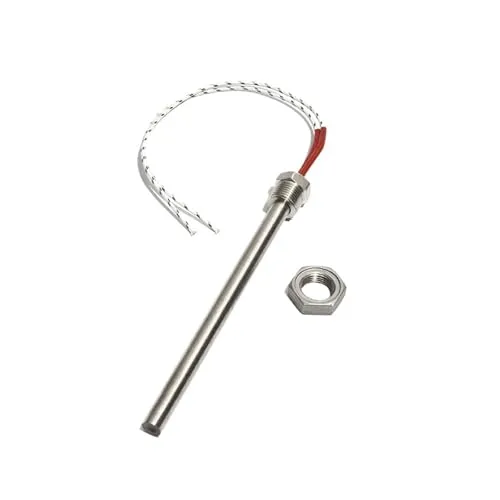 12 ミリメートル直径 150 ? 200 ミリメートル DN15/21 ミリメートルねじ込みシングルヘッド加熱チューブ 110 V/220 V/380 V 201 ステンレス鋼加熱ロッドとナット(220V,800W 12x200mm)