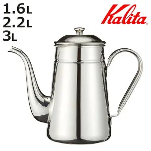 Kalita カリタ コーヒーケトル 1.6L 2.2L 3L ステンレス ポット （ 日本製 ガス火専用 直火 おしゃれ シンプル ケトル ドリップケトル コーヒーポット 珈琲 用品 ）【3980円以上送料無料】