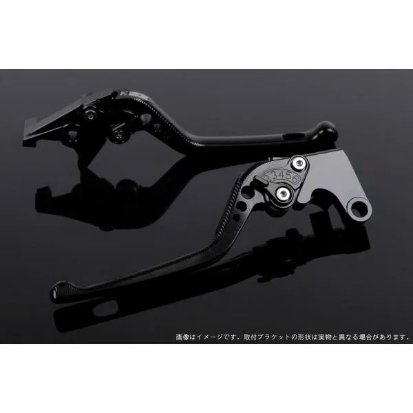 SPEEDRA スピードラ アルミビレットアジャストレバーセット 3Dロング アジャスターカラー：ブラック YZF-R1 YZF-R6 YAMAHA ヤマハ ハンドル周辺パーツ ハンドル