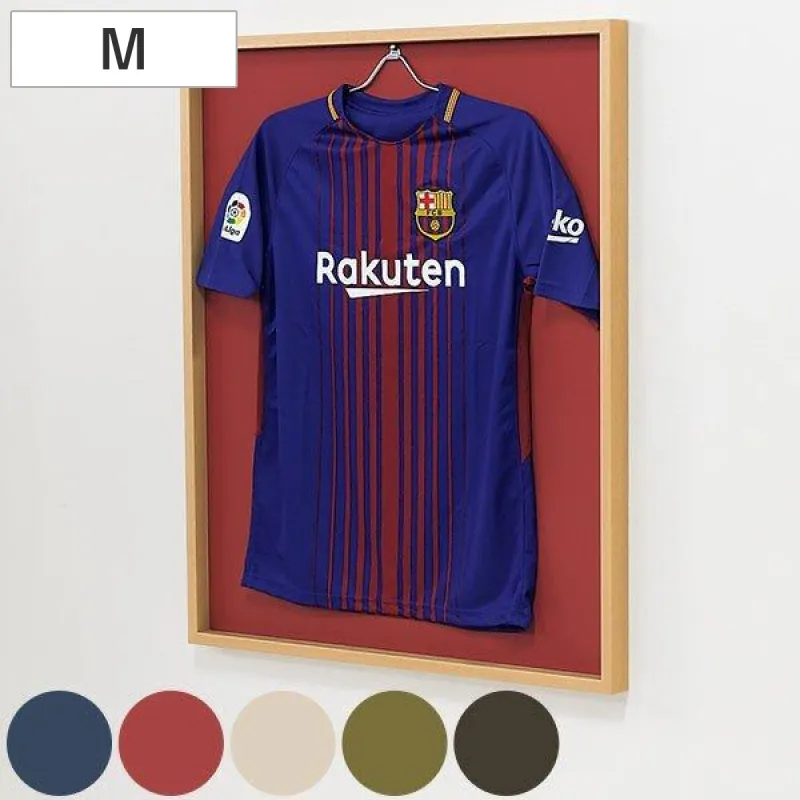 ユニフォーム 収納 ユニフォーム額 L208 Mサイズ フレーム ナチュラル （ 額 ディスプレイ 額縁 ユニフォームケース ）