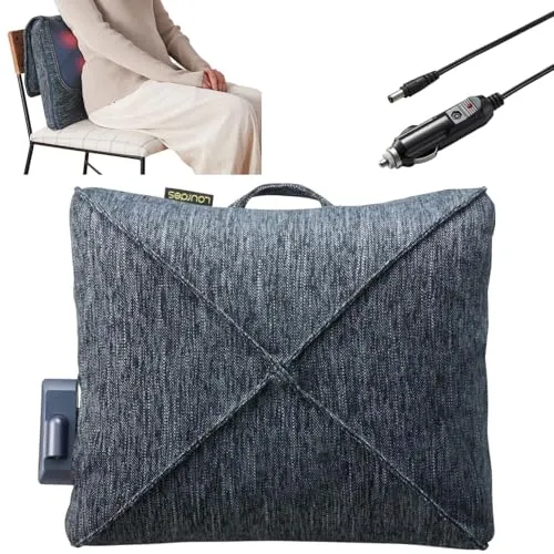 ATEX アテックス ルルド マッサージ器 首 腰 肩 背中 プレミアム マッサージクッション 3Dもみ 【アダプター付】 ネイビー AX-HCL320nva カーアダプター付 【Amazon.co.jp限定】 プレゼント ギフト