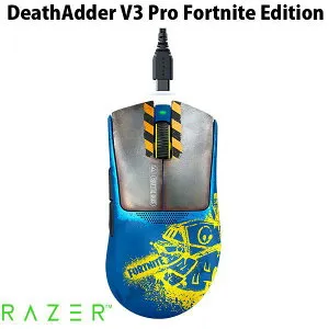 Razer DeathAdder V3 Pro Fortnite Edition 有線 / 2.4GHz ワイヤレス 両対応 エルゴノミックデザイン 超軽量 eスポーツゲーミングマウス # RZ01-04630700-R3M1 レーザー (マウス) レイザー