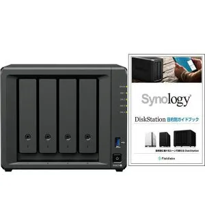 Synology DS925+/G [★ガイドブック付き★ DiskStation 4ベイ NAS Ryzen V1500B 4GBメモリ 2.5GbEx2 SATA対応]