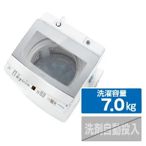AQUA 全自動洗濯機(7．0kg) ホワイト AQW-P7A(W) [AQWP7AW]