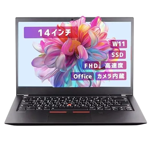 【整備済み品】【14インチ office搭載】Lenovoノートパソコン win11 ThinkPad T14s Gen2 i7-11世代 カメラ内蔵 高速SSD 《Office 2019/無線LAN/Bluetooth/リカバリー用USB64GB》 (メ