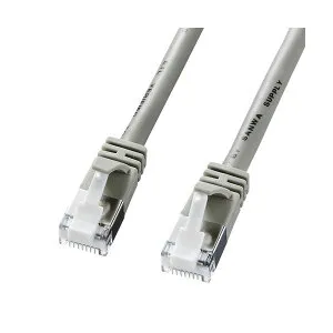 (まとめ)サンワサプライ ツメ折れ防止カテゴリ5eSTPLANケーブル KB-STPTS-01【×5セット】