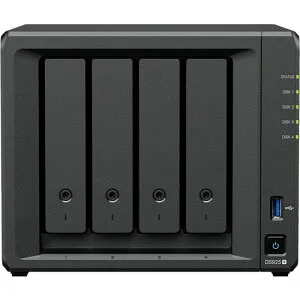 Synology DS925+ [DiskStation 4ベイ NAS 4コアRyzen V1500B 4GBメモリ 2.5GbEx2 SATA対応]