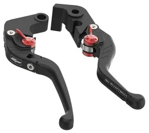 Evotech Performance エボテックパフォーマンス Evo Folding Clutch and Short Brake Lever Set Gladius 650 GSR750 GSX-8R GSX-8TT GSX-R1000 GSX-R600 GSX-S750 V-Strom 800DE Tour 800RE SUZUKI スズキ ブレーキ・クラッチレバーセット ハ