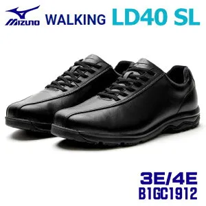 ☆ミズノ/MIZUNO B1GC1912 WALKING LD40 SL 3E/4E相当 人工皮革タイプ ウォーキングシューズ (21.5～29.0cm)