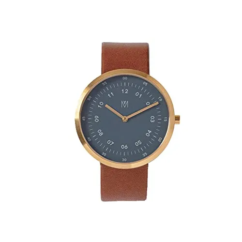 マベン ウォッチズ Maven Watches 40mm Artisan Series ミニマルファッション時計 (MUSTANG BROWN 40MM)
