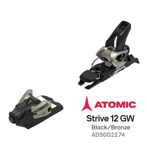 アトミック ビンディング STRIVE 12 GW Black-Bronze ATOMIC ストライブ12GW (26-27 2027) フリーライド ビンディング