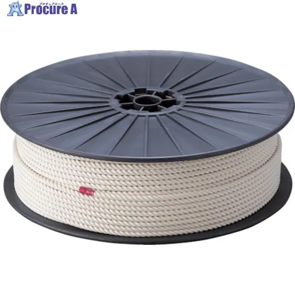 TRUSCO 綿ロープ 3つ打 線径12mmX長さ100m ▼276-7481 R-12100M 1巻