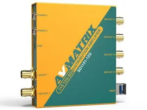 ADTECHNO SD1151-12G リクロック搭載12G-SDI 5分配器
