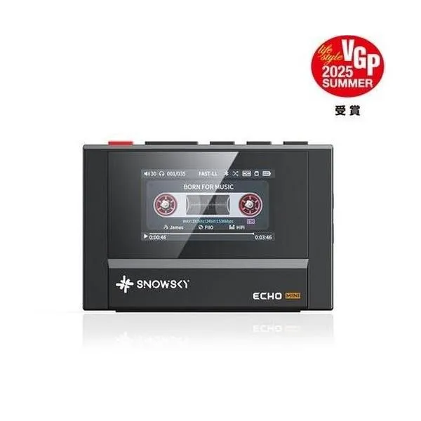 FiiO(フィーオ) FIO-SSEMINI-B ブラック Snowsky ECHO MINI デジタルオーディオプレーヤー ハイレゾ対応