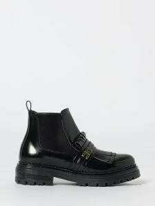 エリザベッタ フランキ ELISABETTA FRANCHI LA MIA BAMBINA バレエシューズ シューズ ガールズ ブラック Ballet flats F4A5E0438 関税 送料無料 2025AW gi