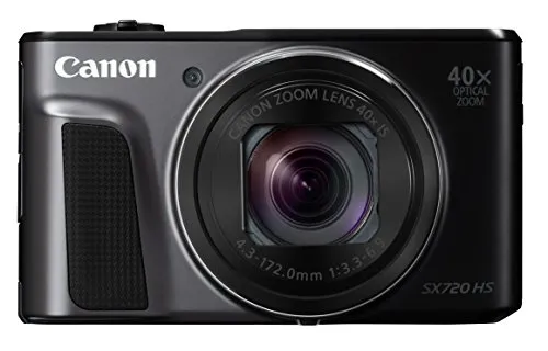 【整備済み品】 Canon デジタルカメラ PowerShot SX720 HS ブラック 光学40倍ズーム PSSX720HSBK