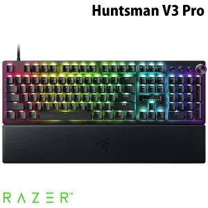 【国内正規品】 Razer Huntsman V3 Pro 英語配列 有線 アナログオプティカルスイッチ搭載 ゲーミングキーボード # RZ03-04970100-R3M1 レーザー (キーボード) ハンツマン rnl26
