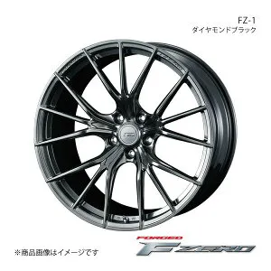 F ZERO/FZ-1 インプレッサWRX STI GDB ブレンボキャリパー E型～ アルミホイール1本【18×8.0J 5-114.3 INSET45 ダイヤモンドブラック】0038969