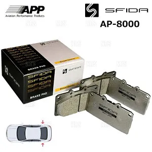 APP エーピーピー SFIDA AP-8000 (リア) アベンシスワゴン AZT250W/AZT251W/AZT255W 03/9～ (741R-AP8000