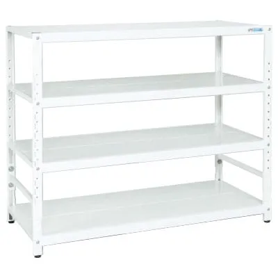 サカエ サカエラック高さ調整タイプ 100kg/段 4段タイプ 幅1500×奥行550×高さ1200～1300mm TSTN2-1512W