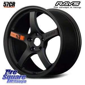 RAYS gramLIGHTS 57CR SpecD ホイール 18インチ 18 X 7.5J +40 5穴 100 ホイールのみ 4本価格 210・A10系カローラ 210系カローラスポーツ 50系プリウス BRZ・86・GR86ローダウン車
