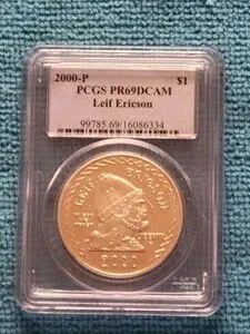 2000-P レイフ エリクソン PCGS PR69 DCAM