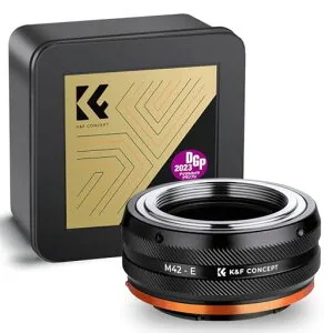 【新型】K&FCONCEPTマウントアダプターM42-NEXIVM42マウントレンズソニー対応対応EマウントNEXカメラ装着変換レンズアダプターAlphaa9a6700a7CIIZV-E10NEX-7NEX-6