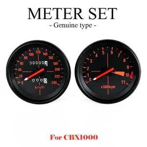 CBX1000 ホンダ フルスケール 純正タイプ スピードメーター タコメーター セット SC03 SC06 1979-1980 前期 1981-1982 後期 リプロ 部品 バイク CBX-A CBX-B CBX-C 1型 2型 3型 240km/h 11000rpm 11000RPM パーツ