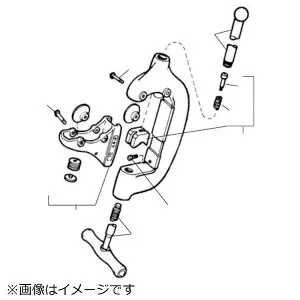 RIDGE｜リッジ RIDGE D－581－X スクリューハンドル F／44－S 33515《※画像はイメージです。実際の商品とは異なります》