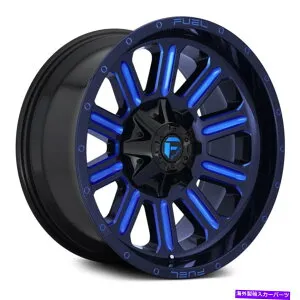 ホイール 4本セット 燃料D646ハードライン1PCホイール20x9（1、8x180、124.2）4のブラックリムセット Fuel D646 HARDLINE 1PC Wheels 20x9 (1, 8x180, 124.2) Black Rims Set of 4【並行輸入品】