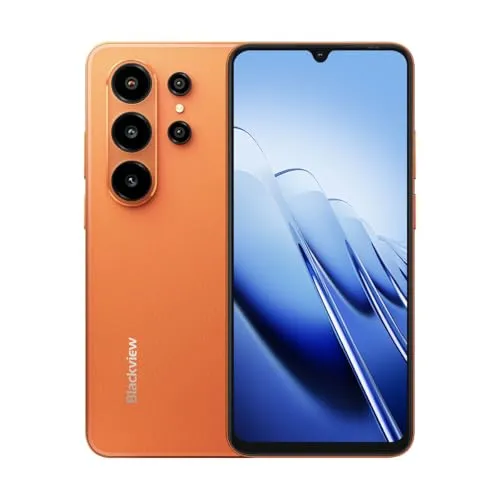 【Android 16 スマホ】Blackview WAVE 10 スマートフォン 本体 SIMフリー 32GB+128GB 2TB拡張 6.88インチ 120Hz 大画面 5000mAh 大容量バッテリー 32MP AIカメラ 4G デュアルSIM 指紋