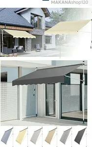 「スーパーセール期間中 10倍ポイントGET」【2025新登場】オーニングテント 幅100/1.5/2/2.5/3/3.5/4m 日よけ 巻き取り式 サンシェード 2.15M-3.1M高さの調節が可能 目隠し 紫外線 UV カット 撥水加工