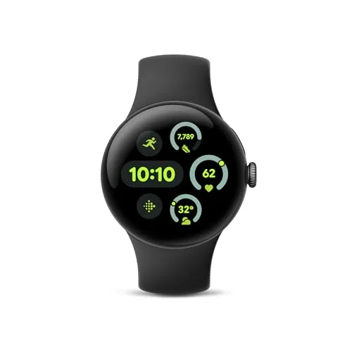 Google グーグル Pixel Watch 3 41mm Matte Black アルミケース/Obsidian アクティブ バンド(Wifi) GA05757-US