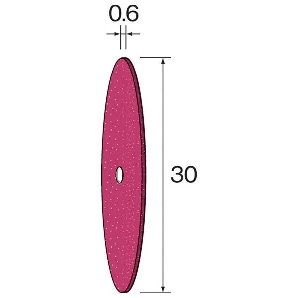 ミニター ミニモ ファイバーストーンホイール ＃６００ φ３０Ｘ０．６ （２個入） NA2043