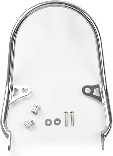 Aleyar タンデムグラブバー クロームメッキ ロングテールカウル専用 Z900RS/CAFE 後部乗客ピリオン荷物ラック z900rs SE アクセサリー 2017-2025 全年? (シルバー)