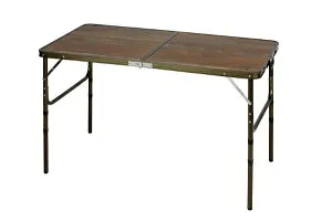 CAPTAIN STAG｜キャプテンスタッグ ビストロフォールディングテーブル120×60（高さ4段階調節付） UC-571