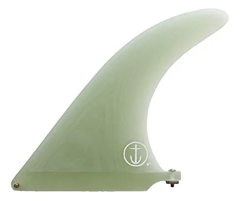 CAPTAIN FIN キャプテンフィン CF RAKED 8 レイクフィン SINGLE FIN ロングボード用フィン (CLEAR, 8)