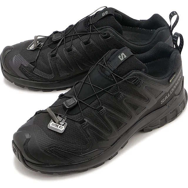 サロモン SALOMON スニーカー トレイルランニングシューズ ワイド ゴアテックス L47277000 XA PRO 3D V9 WIDE GTX メンズ BLACK PHANTOM PEWTER 正規取扱店