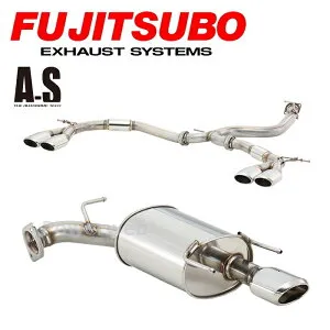 FUJITSUBO A-S 350-64531 SH5 フォレスター 2.0 ターボ AT/MT (Forester) オーソライズ フジツボ マフラー [メーカー直送/個人宅配送可]