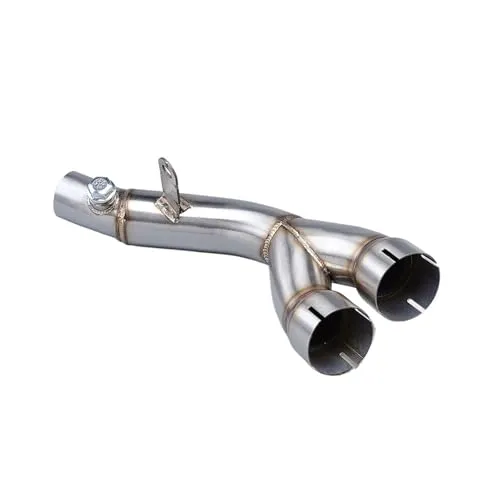 バイク用エキゾーストパイプ Compatible With Yamaha For YZFR6 2006-2021 排気ミッドパイプリンク オートバイリンク マフラーパイプ サイレンサーシステム エリミネーター用