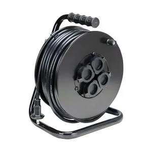 TRUSCO(トラスコ) 電工ドラム ジェネラルリール30m 屋外用 ODL-30MBK