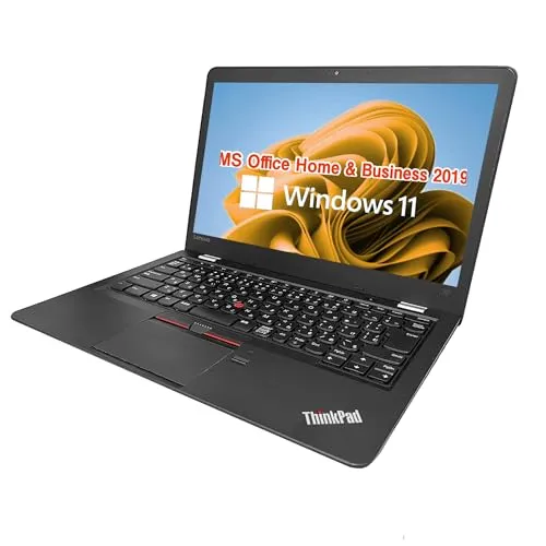 【整備済み品】【13.3型】レノボ ノートPC ThinkPad13 / Windows11 Pro/MS Office H&B 2019 / Core i3-7100U / WEBカメラ/wajunのWIFI/Bluetooth/HDMI /8GB/1T