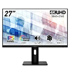MSI(エムエスアイ) PCモニター PRO MP273UP E6 ［27型 /4K(3840×2160） /ワイド /60Hz］ PROMP273UPE6