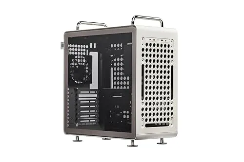 Cooler Master QUBE 540 高エアフロー ATX ミッドタワーケース 415mm GPU クリアランスマックス、デザイン レディRTX 5090 | RX 9070 XT、強化ガラス、モジュラー&カスタマイズ可能なデザイン、リバーシブルI