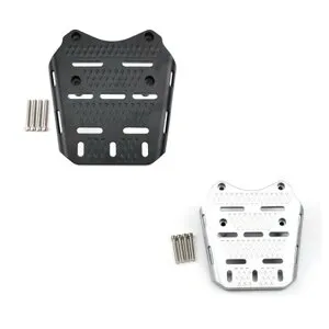 オートバイ 後部荷物ラック フレームカバー オートバイ リアラゲッジラック CNC アルミニウム 合金 オートバイリアラゲッジ キャリアラック ホルダーシェルフ PCX 125 150 2014-2019 黒 ブラック