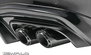 【M's】 W223 ベンツ Sクラス S500 ロング AMGライン用 前期 (2021y-) D.T.M SPORTS 左右4本出しオールステンレス マフラー BK100W x 2 (可変付) WALD ヴァルド バルド エアロ パーツ カスタム 外装 部品 社外 A