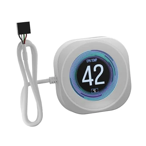 CORSAIR NAUTILUS RS LCD モジュール ? NAUTILUS RS およびNAUTILUS RS ARGB AIO CPU クーラー対応 ? 2.1 インチIPS LCD スクリーン ? 工具不要の簡単取り付け ? ホワイト CW-90