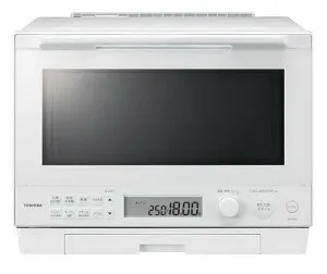 TOSHIBA(東芝) スチームオーブンレンジ 石窯ドーム 30L ER-XD100(W) グランホワイト 1段調理 手間なしお手入れ 簡単操作 フラットテーブル オーブンレンジ 電子レンジ